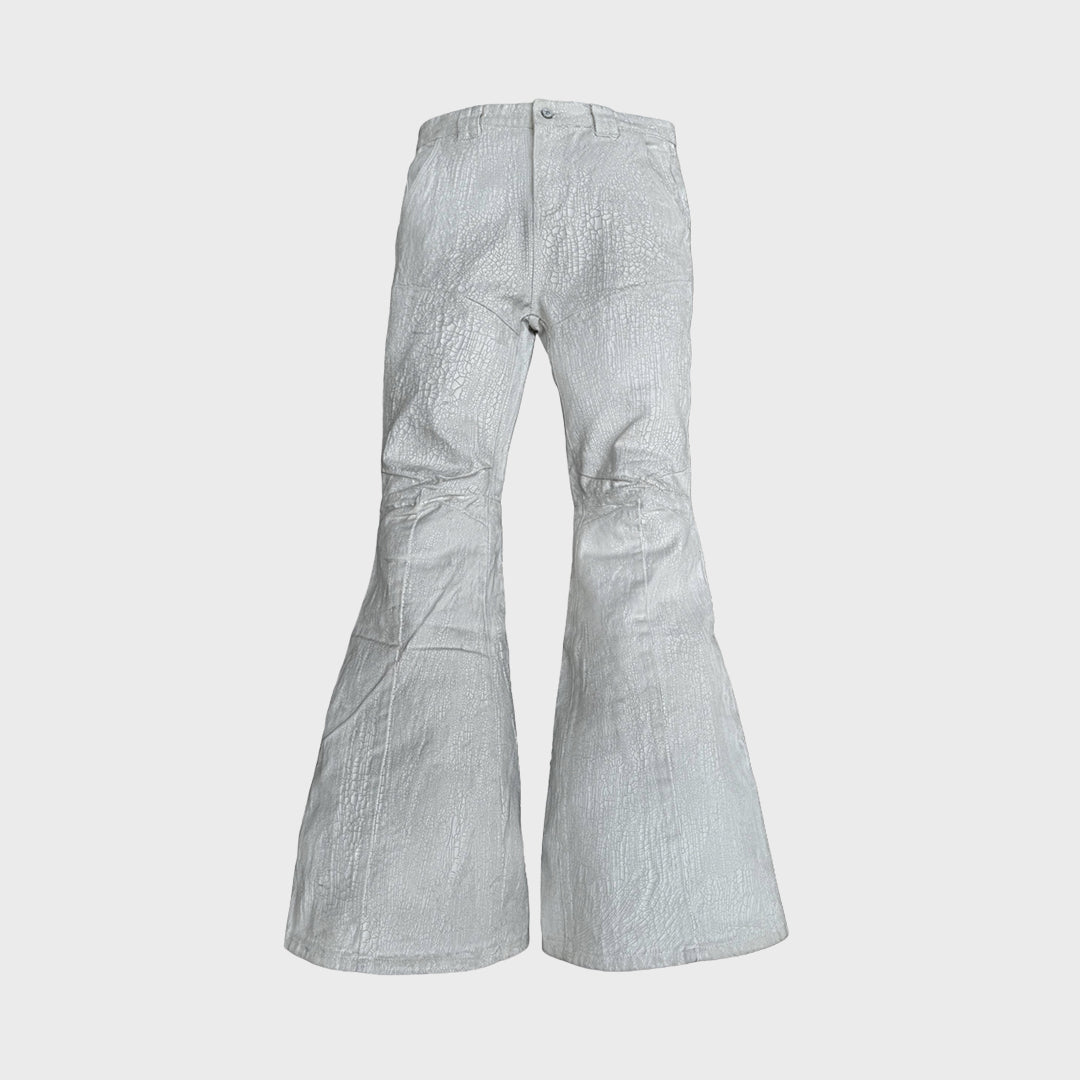 CRACK(PAIN)T FLARED JEANS