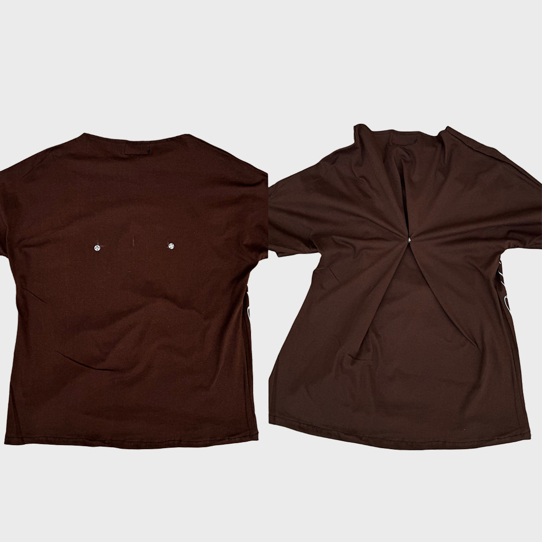 ARTISANAL T-SHIRT BROWN