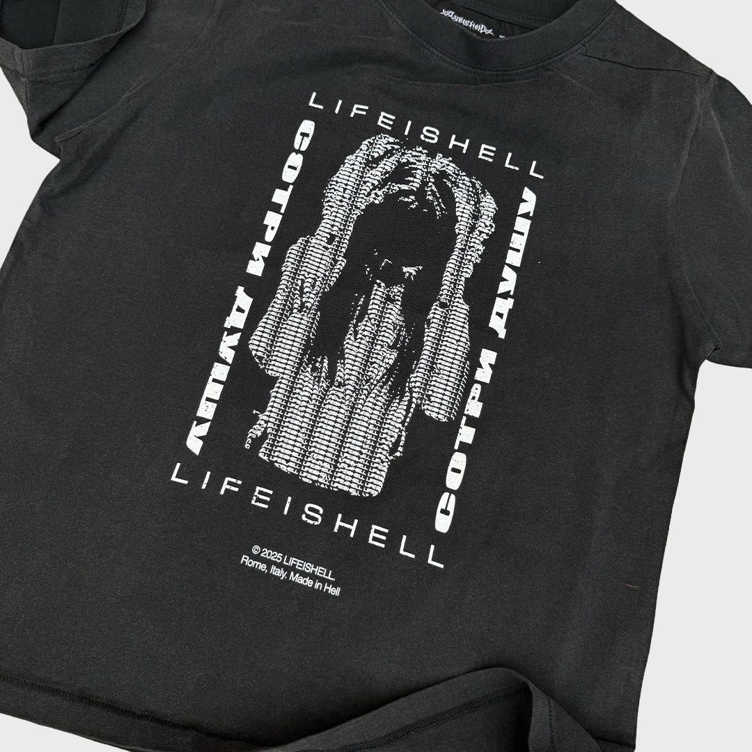 SUBLIMINAL MESSAGE T-SHIRT BLACK