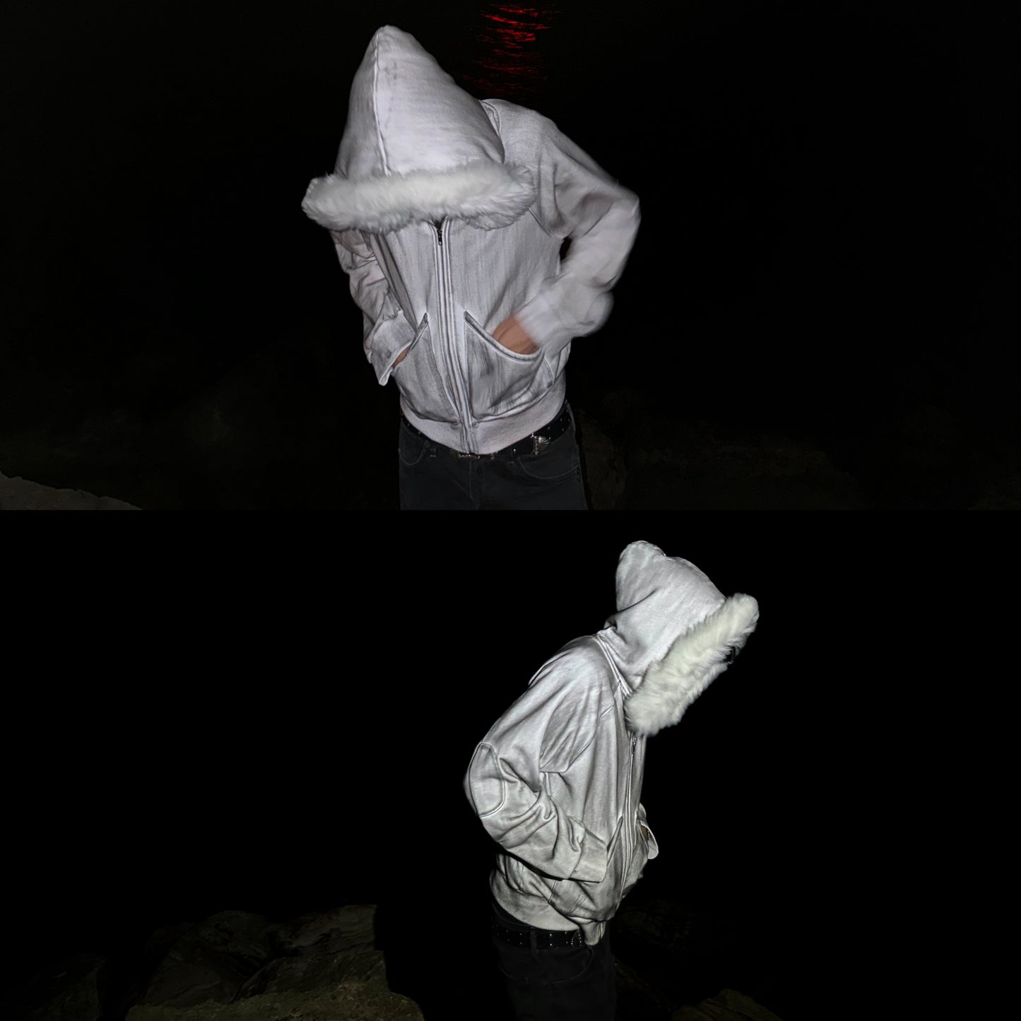SIBERIA FUR ZIP HOODIE