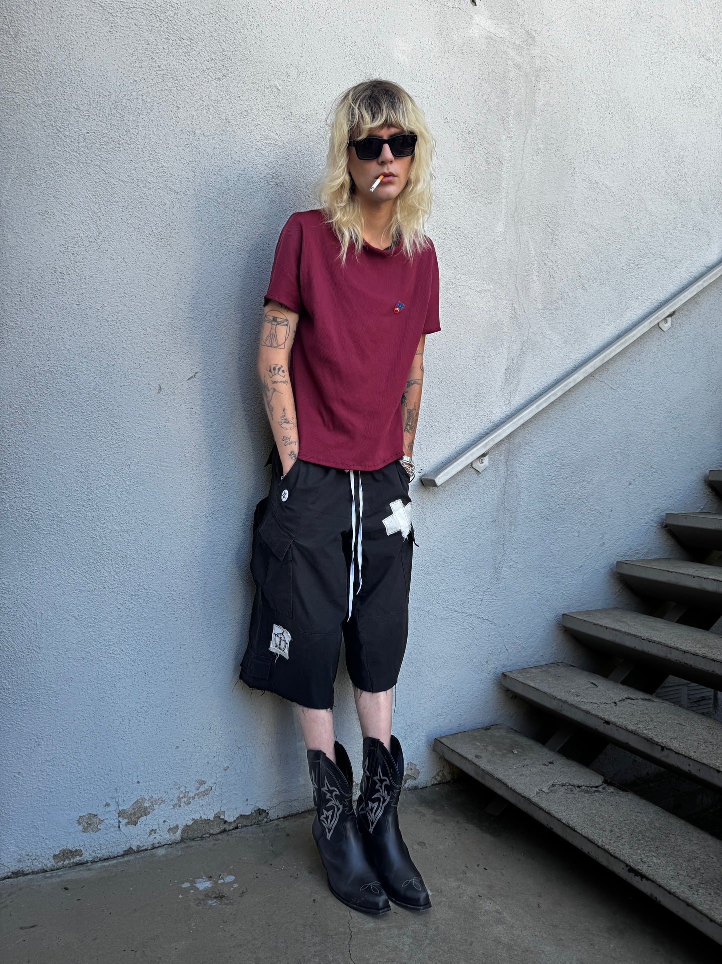 RIBBON COTTON T-SHIRT