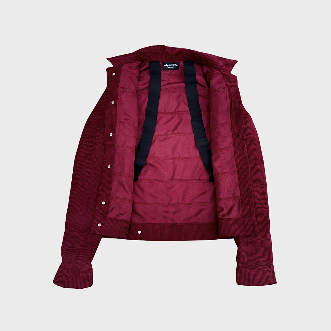 CORDUROY HAGI FANCY RED JACKET