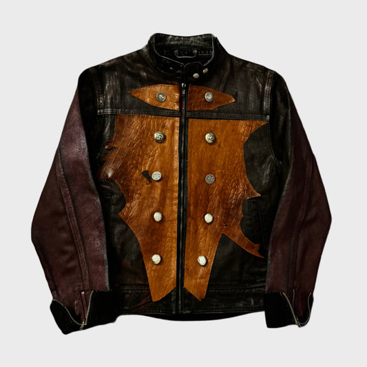 ATELIER NAPOLEON RUSTIC COCCO LEATHER JACKET