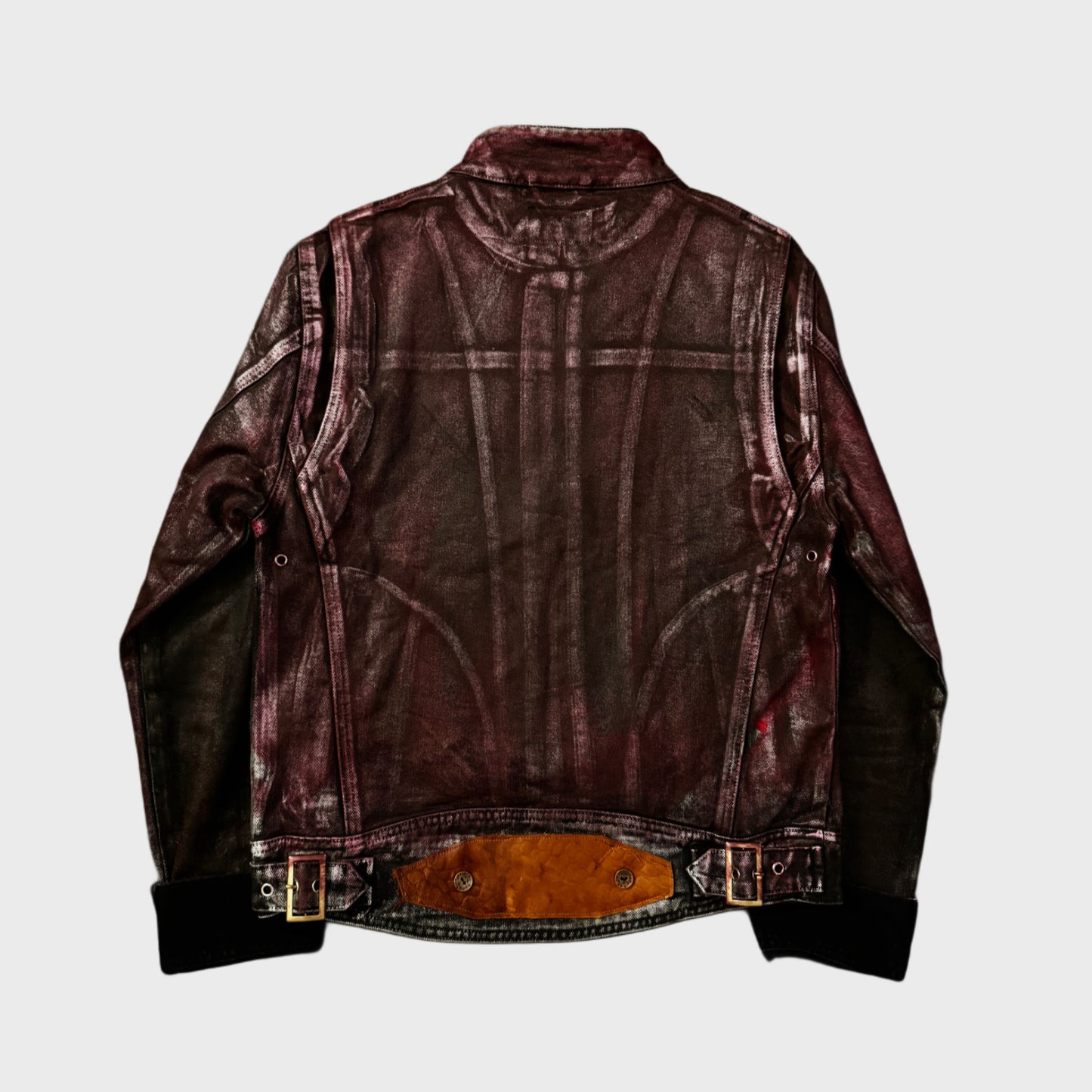 ATELIER NAPOLEON RUSTIC COCCO LEATHER JACKET