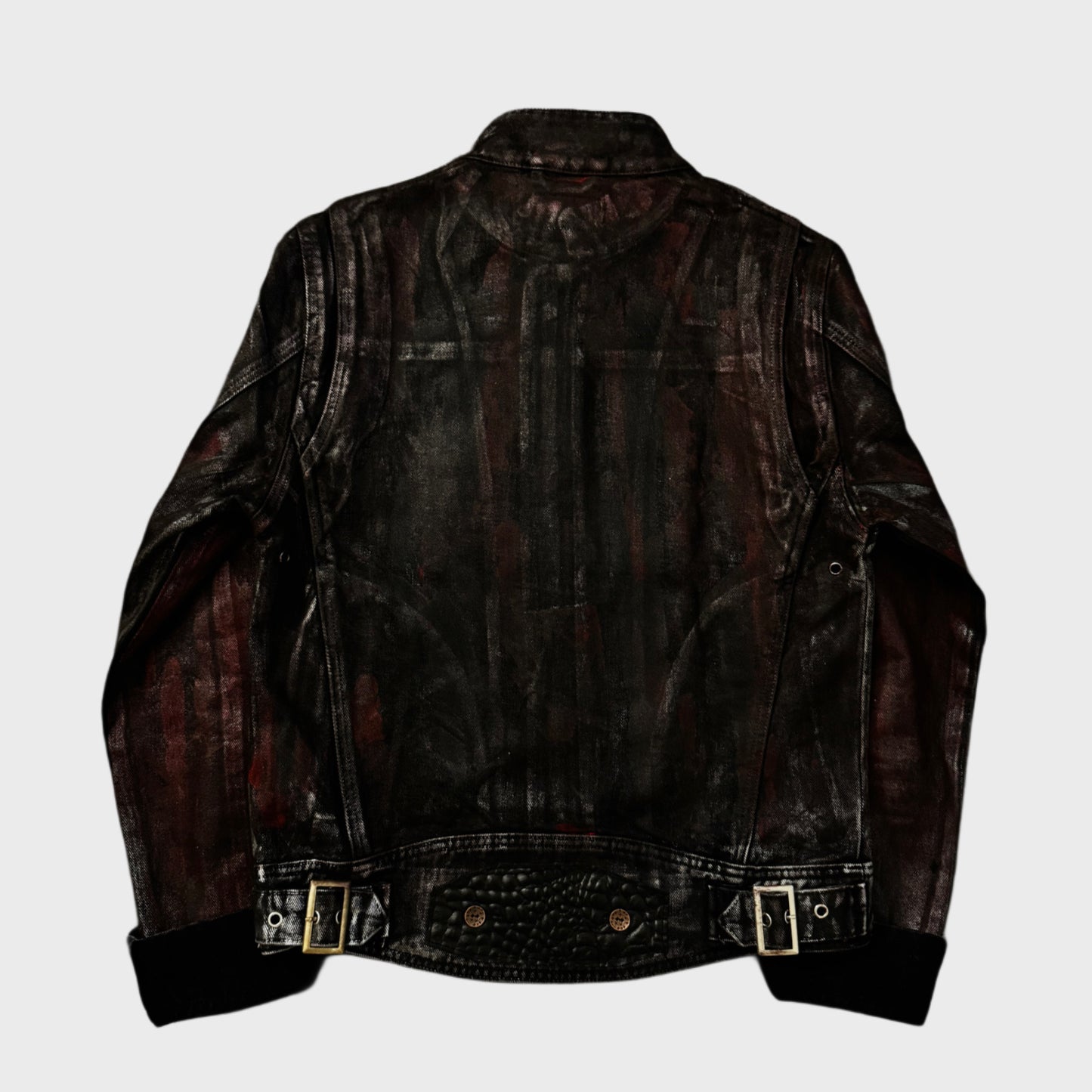 ATELIER NAPOLEON COCCO LEATHER JACKET