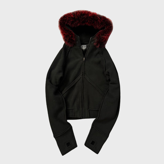 FLEECE FUR PARKA JACKET