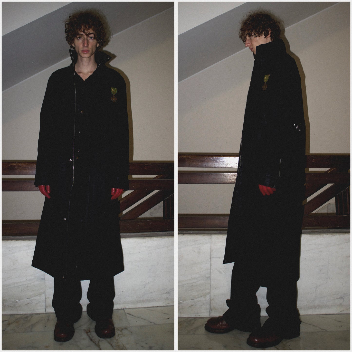 DRACULA LONG DENIM COAT