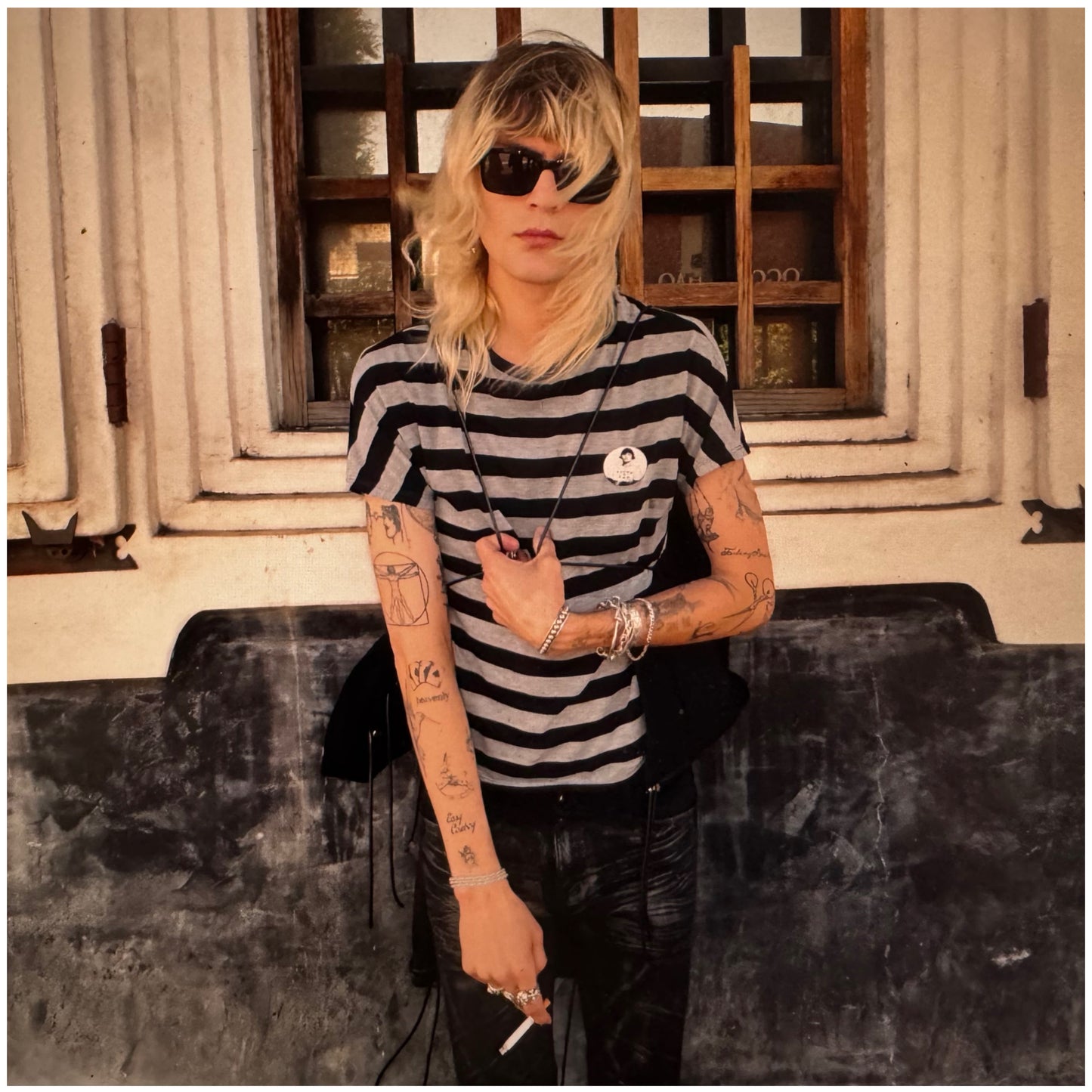 STRIPED THIN COTTON T-SHIRT