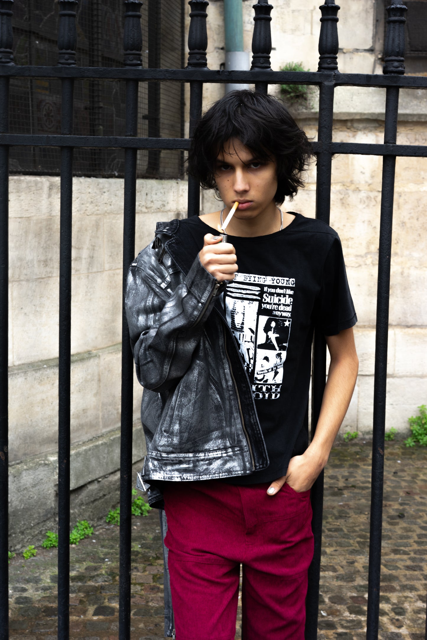 VOID T-SHIRT AGED BLACK