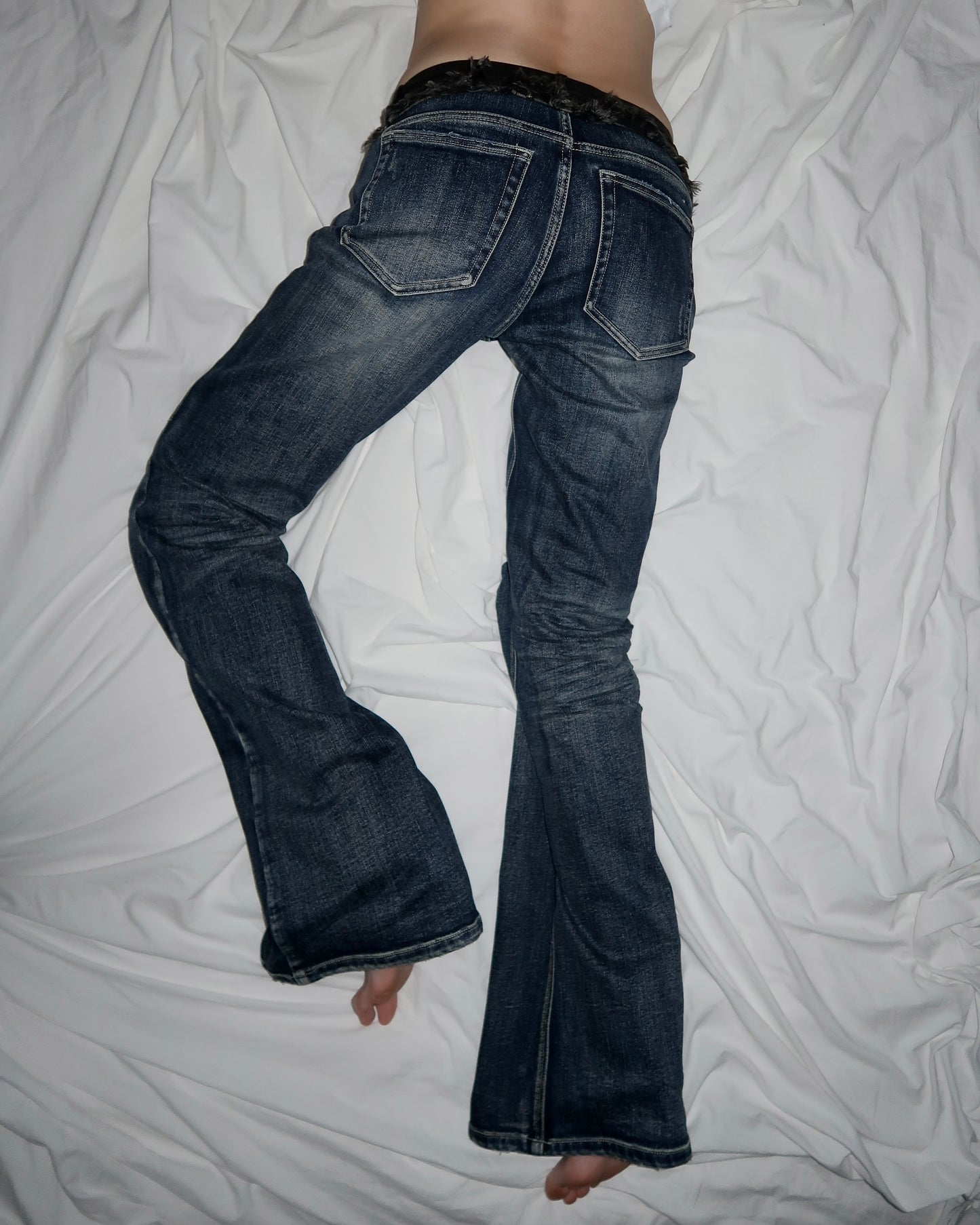 “REVIVAL” BLUE BOOTCUT DENIM