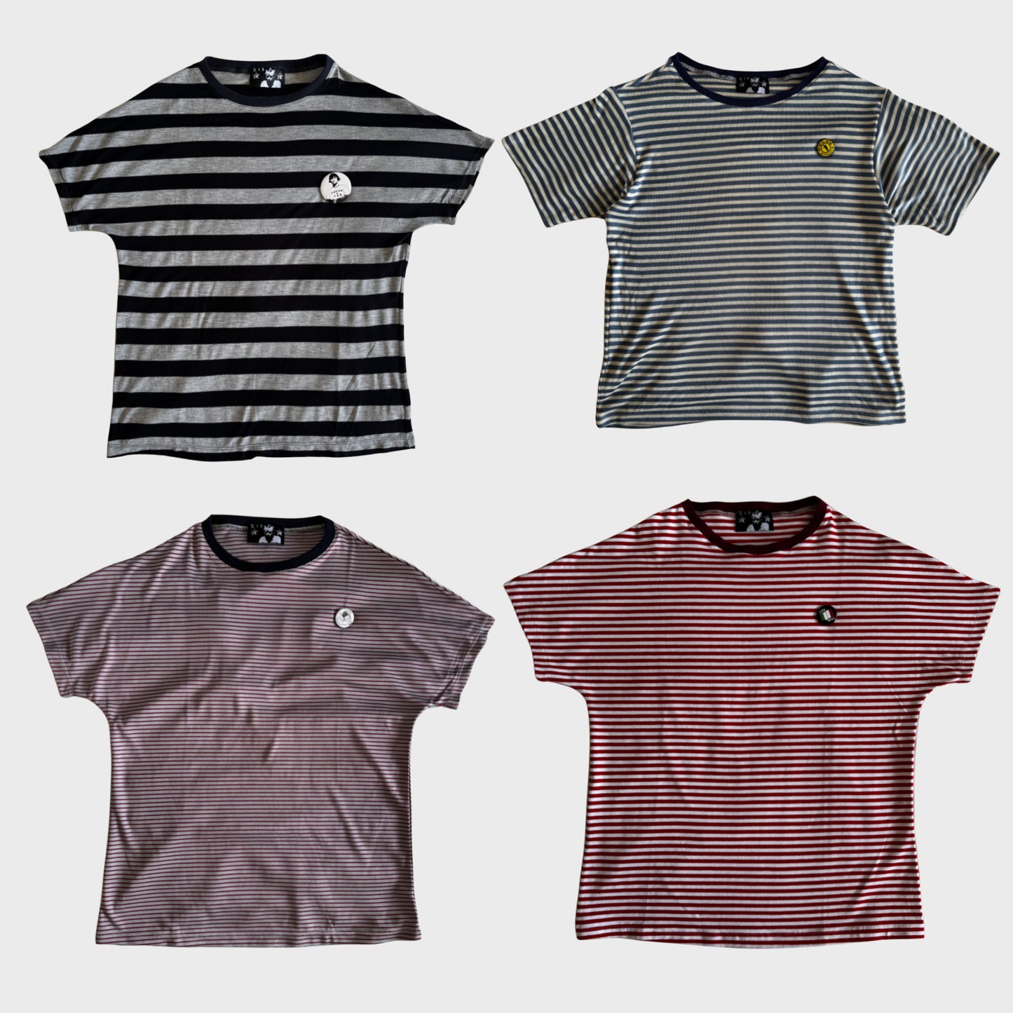 STRIPED THIN COTTON T-SHIRT