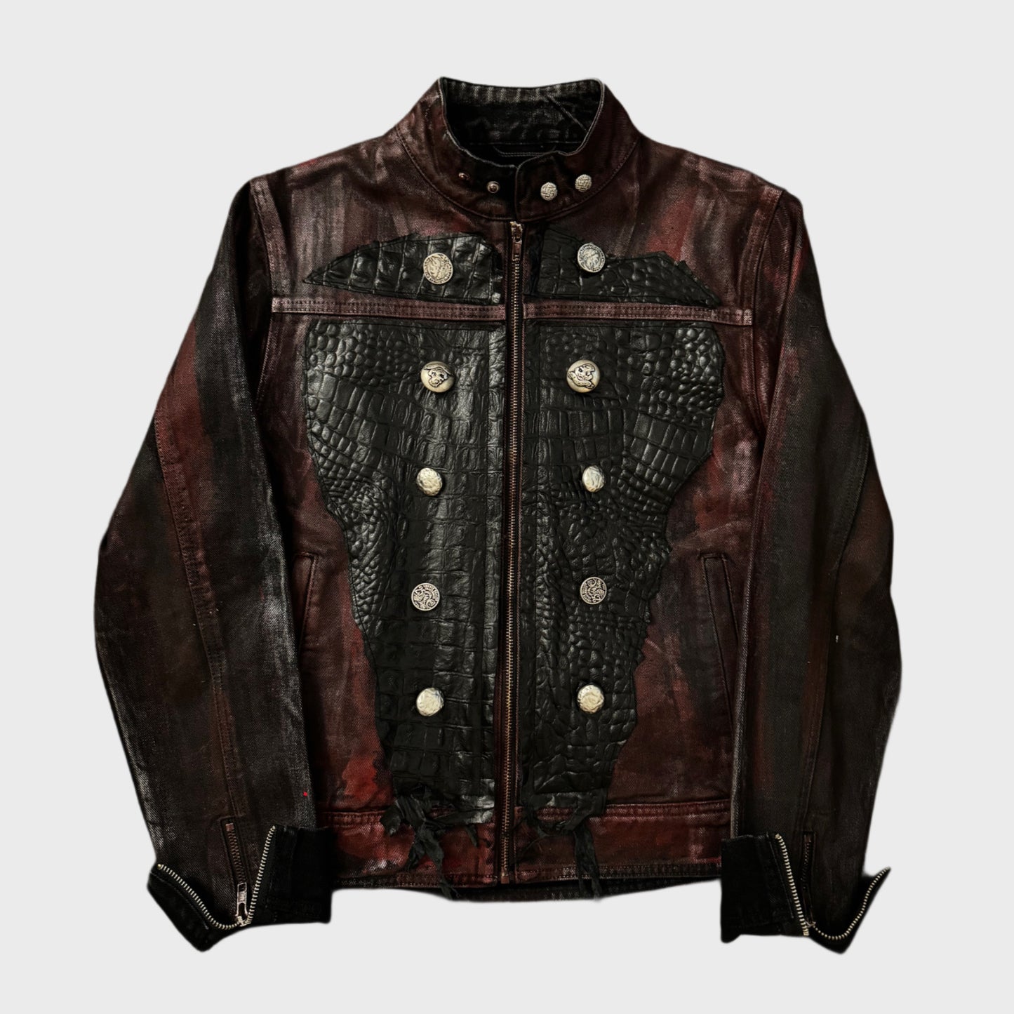 ATELIER NAPOLEON COCCO LEATHER JACKET