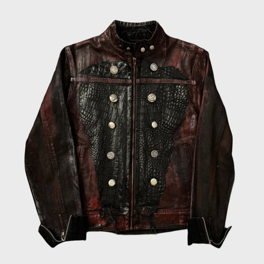 ATELIER NAPOLEON COCCO LEATHER JACKET