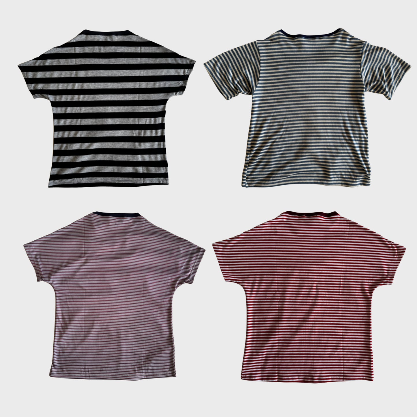 STRIPED THIN COTTON T-SHIRT