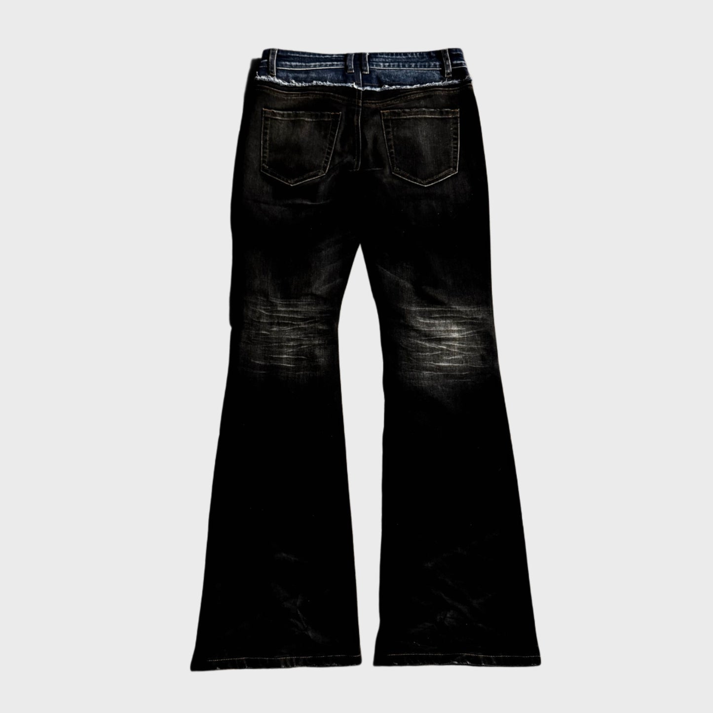 “REVIVAL” BLACK BOOTCUT DENIM