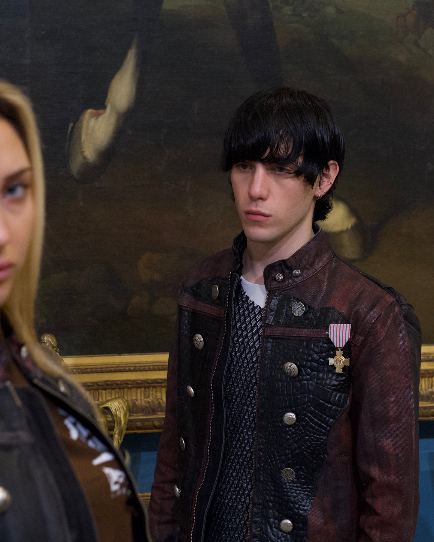 ATELIER NAPOLEON COCCO LEATHER JACKET