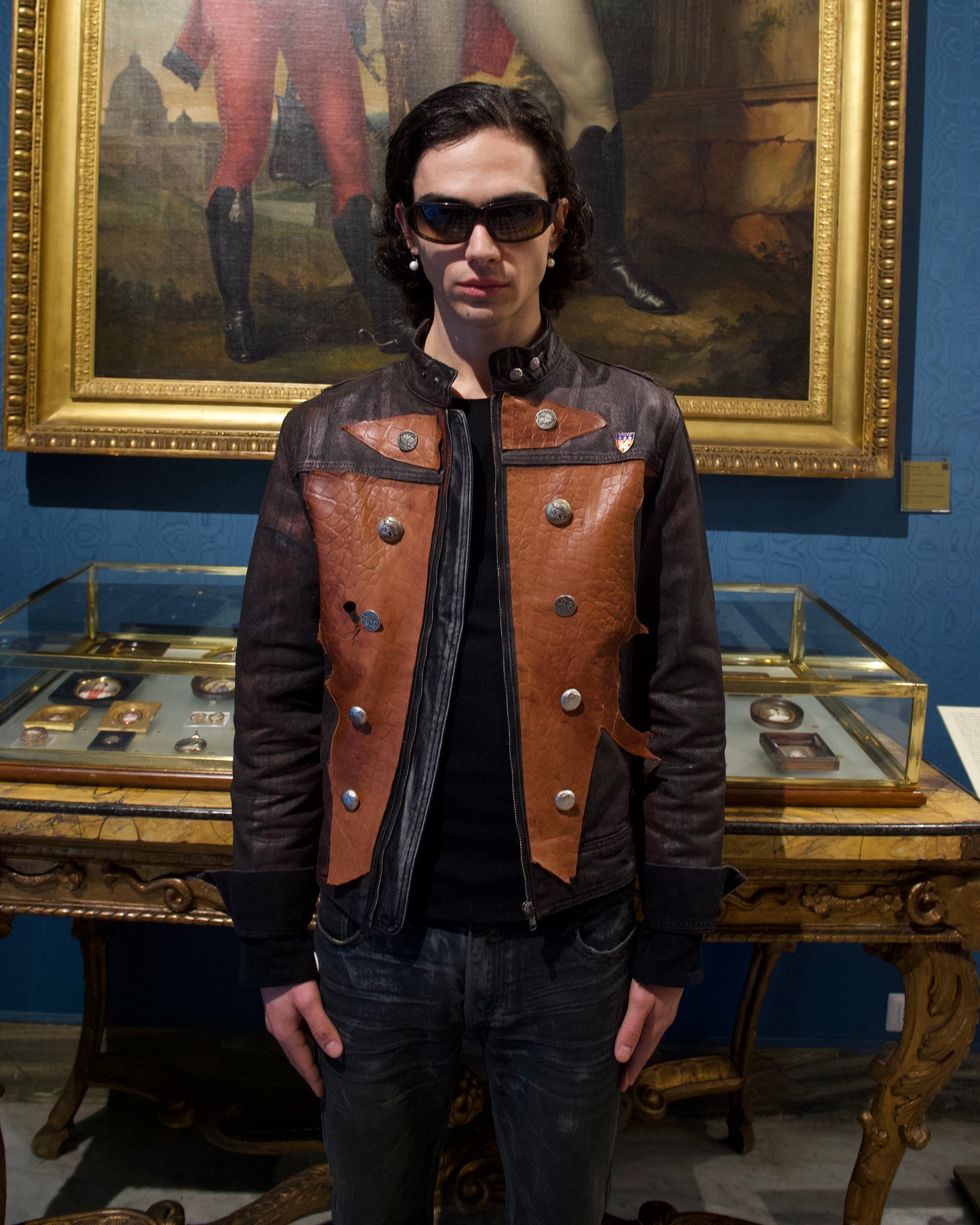 ATELIER NAPOLEON RUSTIC COCCO LEATHER JACKET