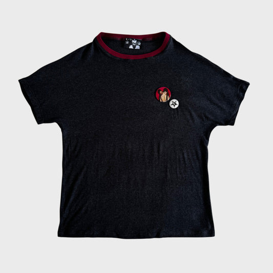 PAPER THIN COTTON T-SHIRT BLACK