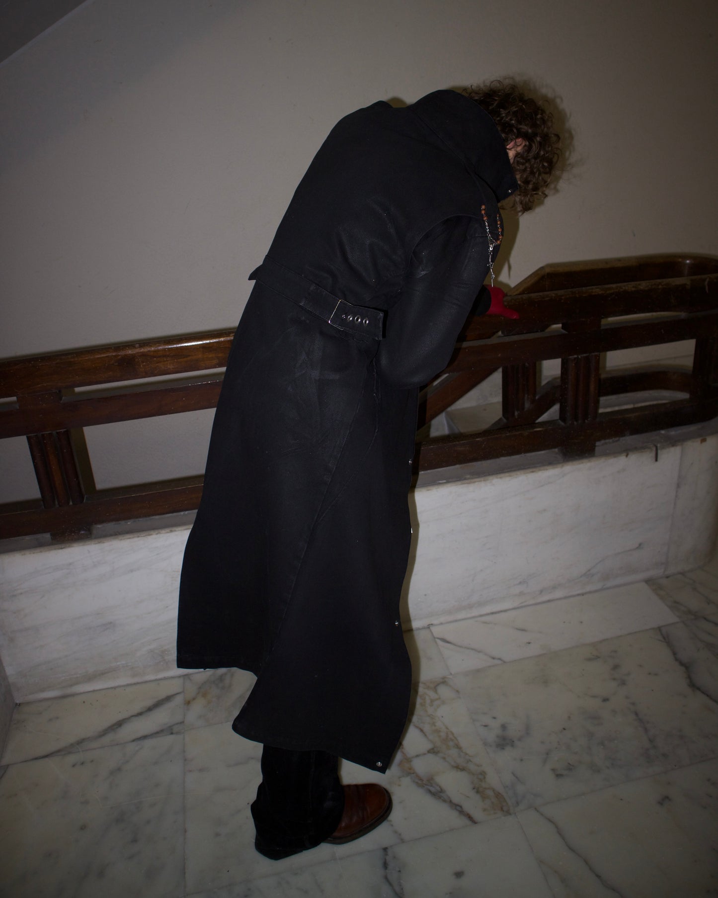 DRACULA LONG DENIM COAT