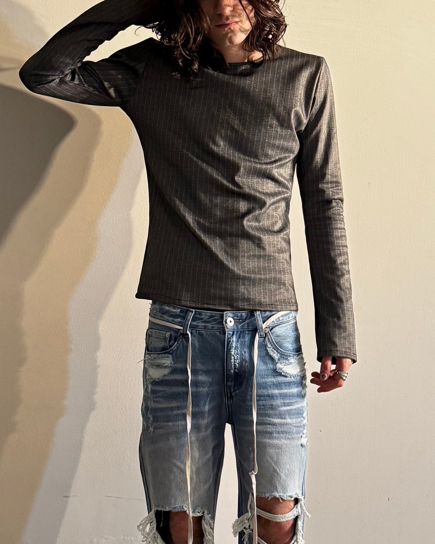 ARTISANAL STRIPED LONG SLEEVE