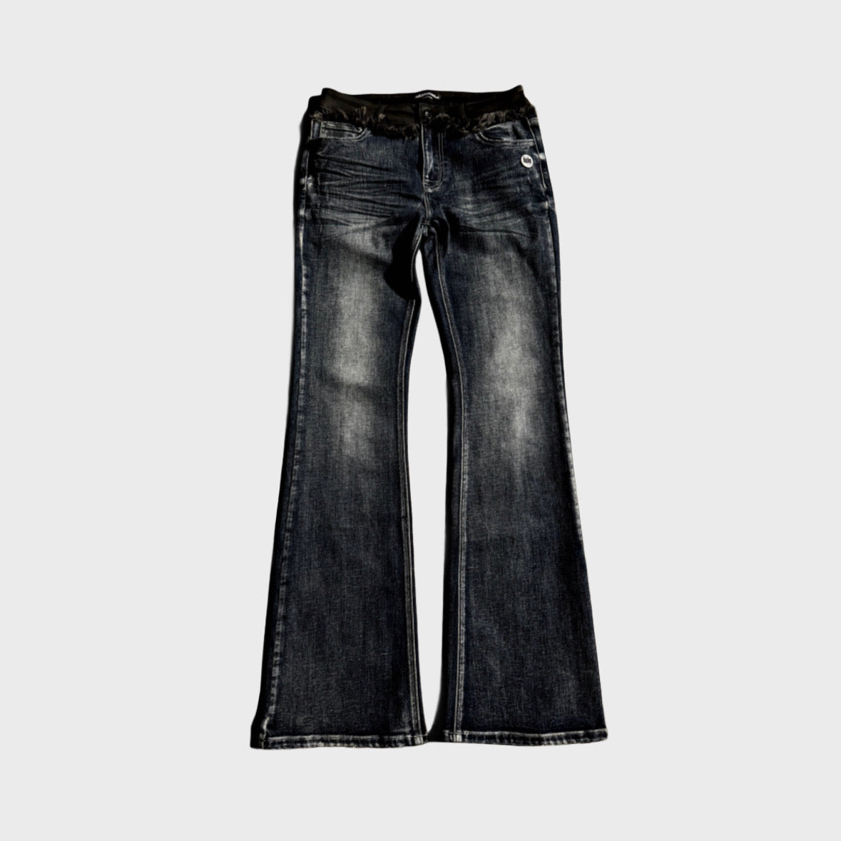 “REVIVAL” BLUE BOOTCUT DENIM
