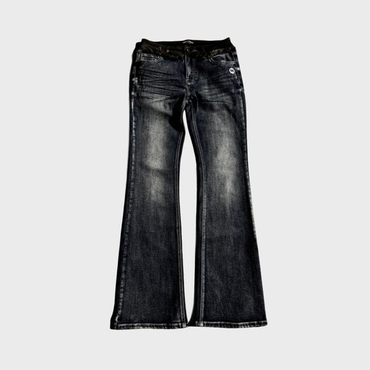“REVIVAL” BLUE BOOTCUT DENIM