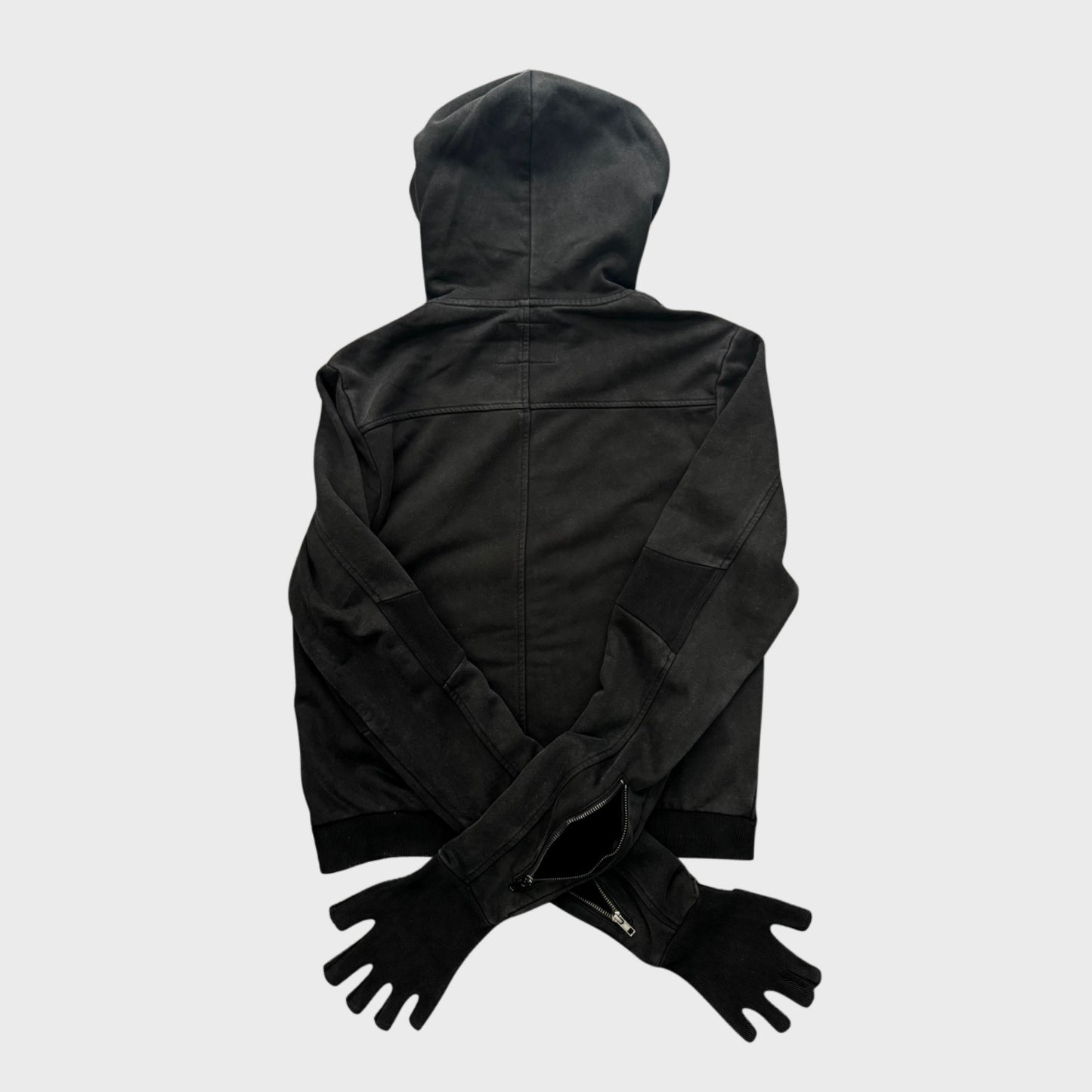 ARCH BOXER ZIP HOODIE AGED BLACK