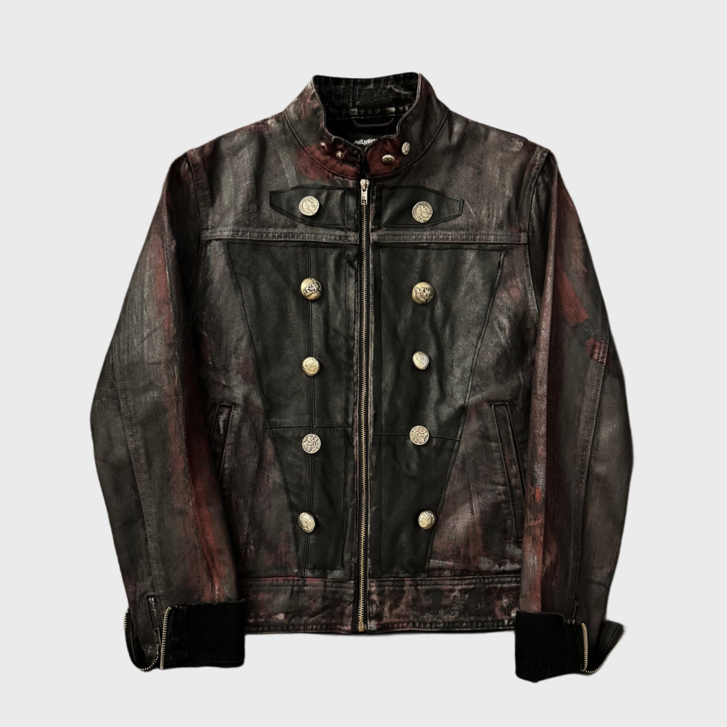 ATELIER NAPOLEON LAMBSKIN LEATHER JACKET