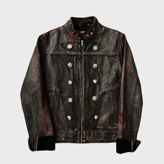 ATELIER NAPOLEON LAMBSKIN LEATHER JACKET