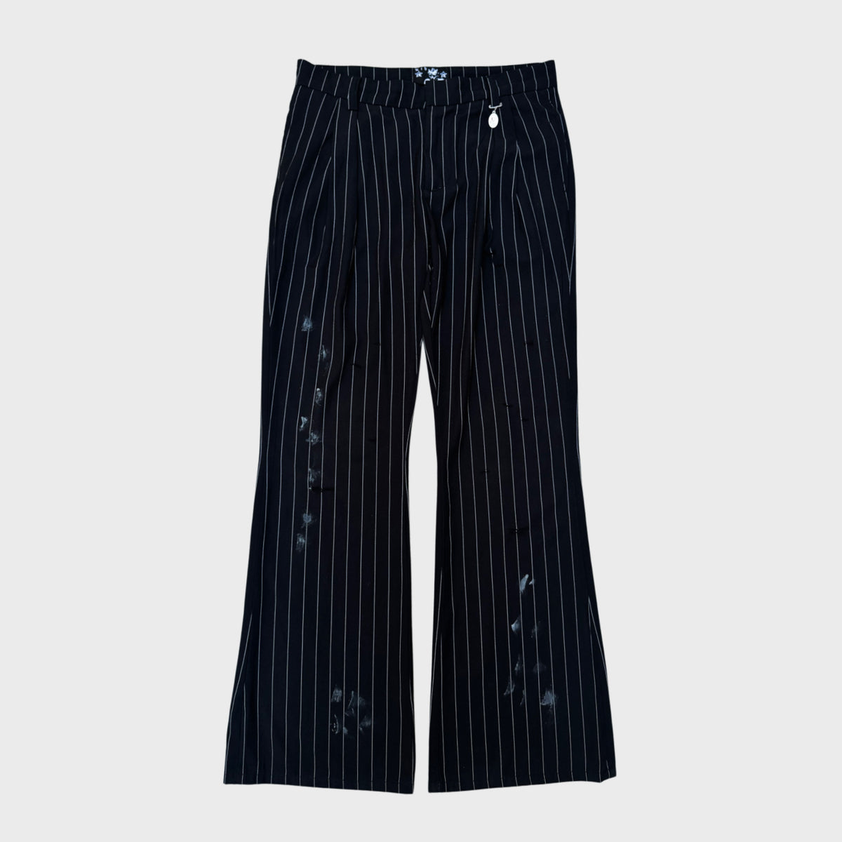 THE DAPPER DON PINSTRIPE RELAXED TROUSERS