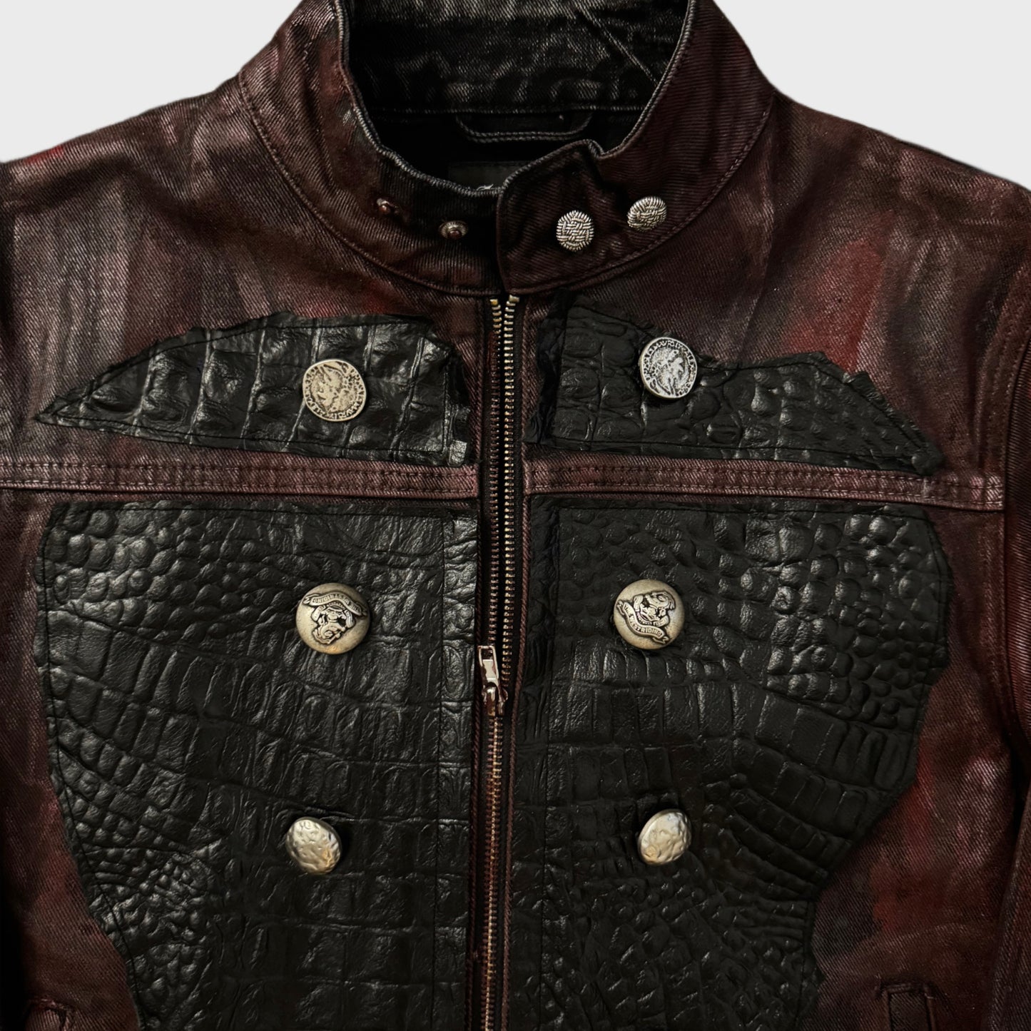 ATELIER NAPOLEON COCCO LEATHER JACKET