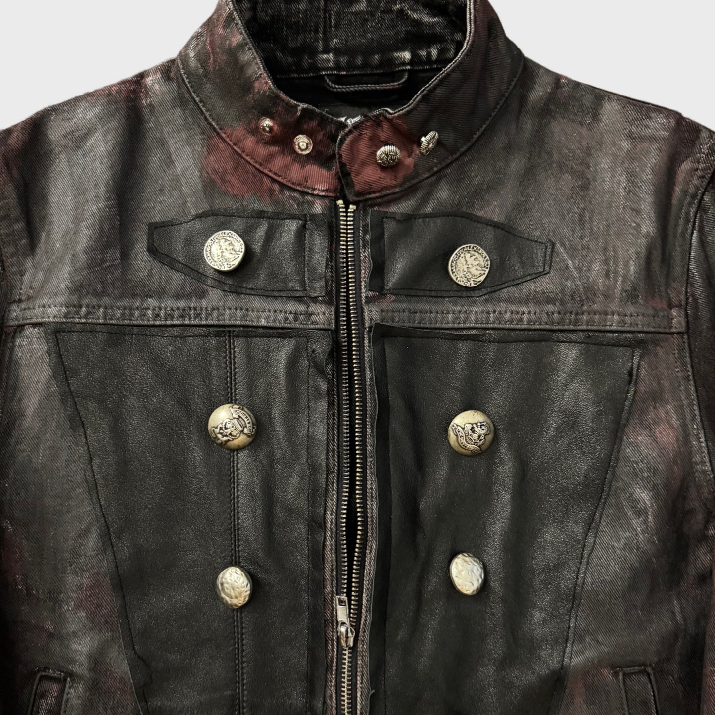 ATELIER NAPOLEON LAMBSKIN LEATHER JACKET