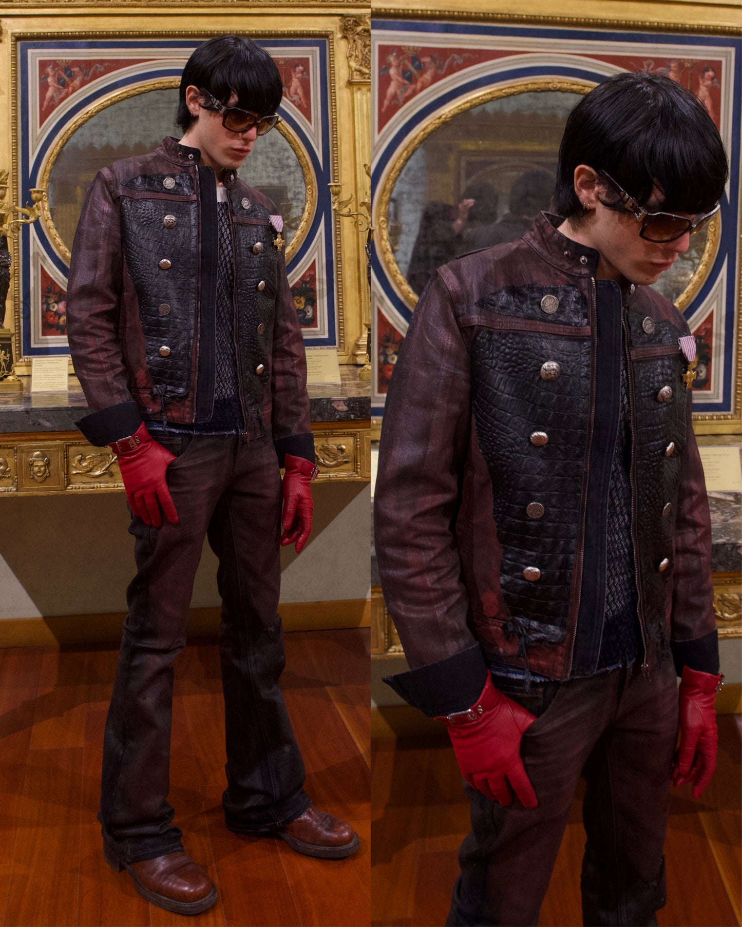 ATELIER NAPOLEON COCCO LEATHER JACKET
