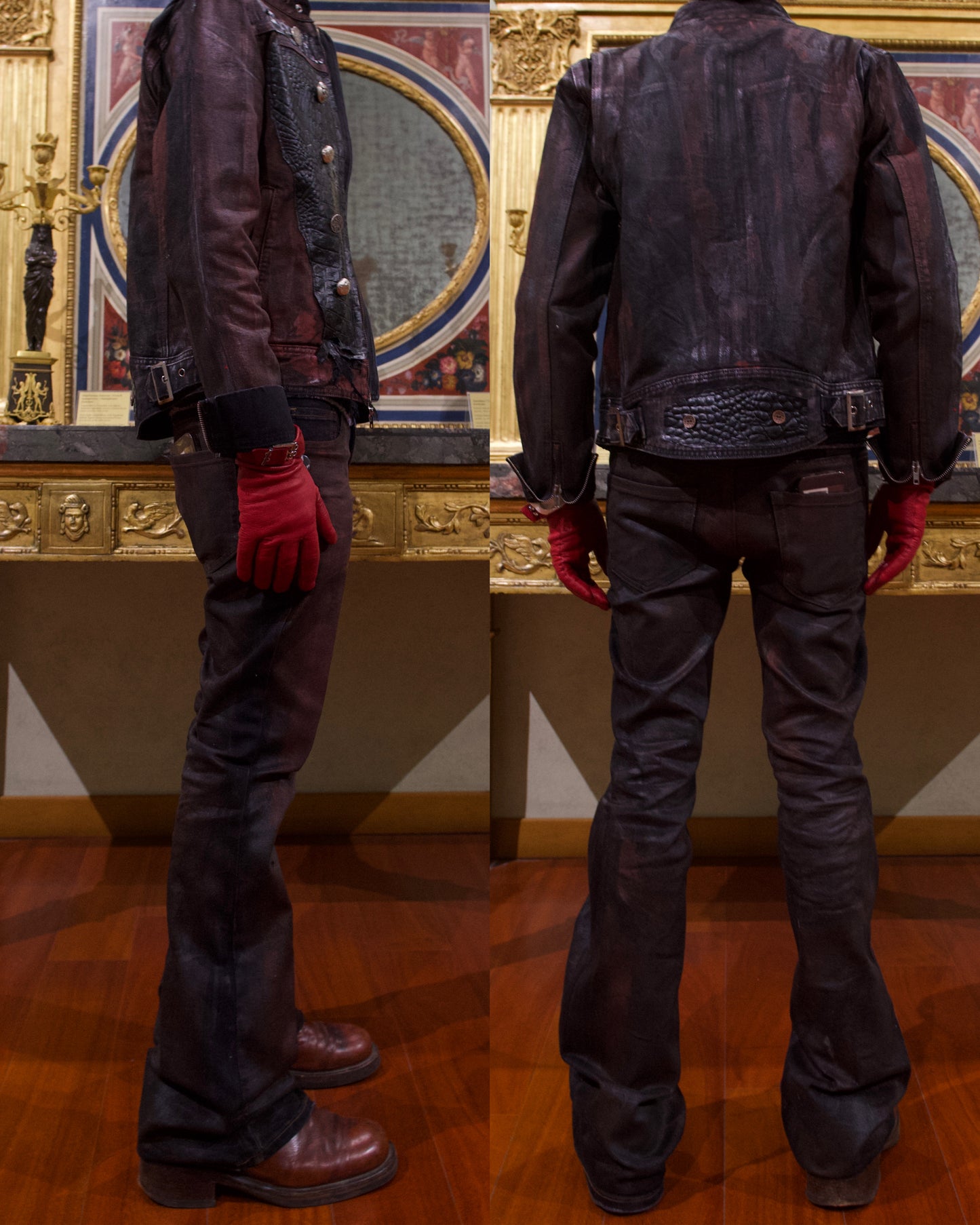 ATELIER NAPOLEON COCCO LEATHER JACKET