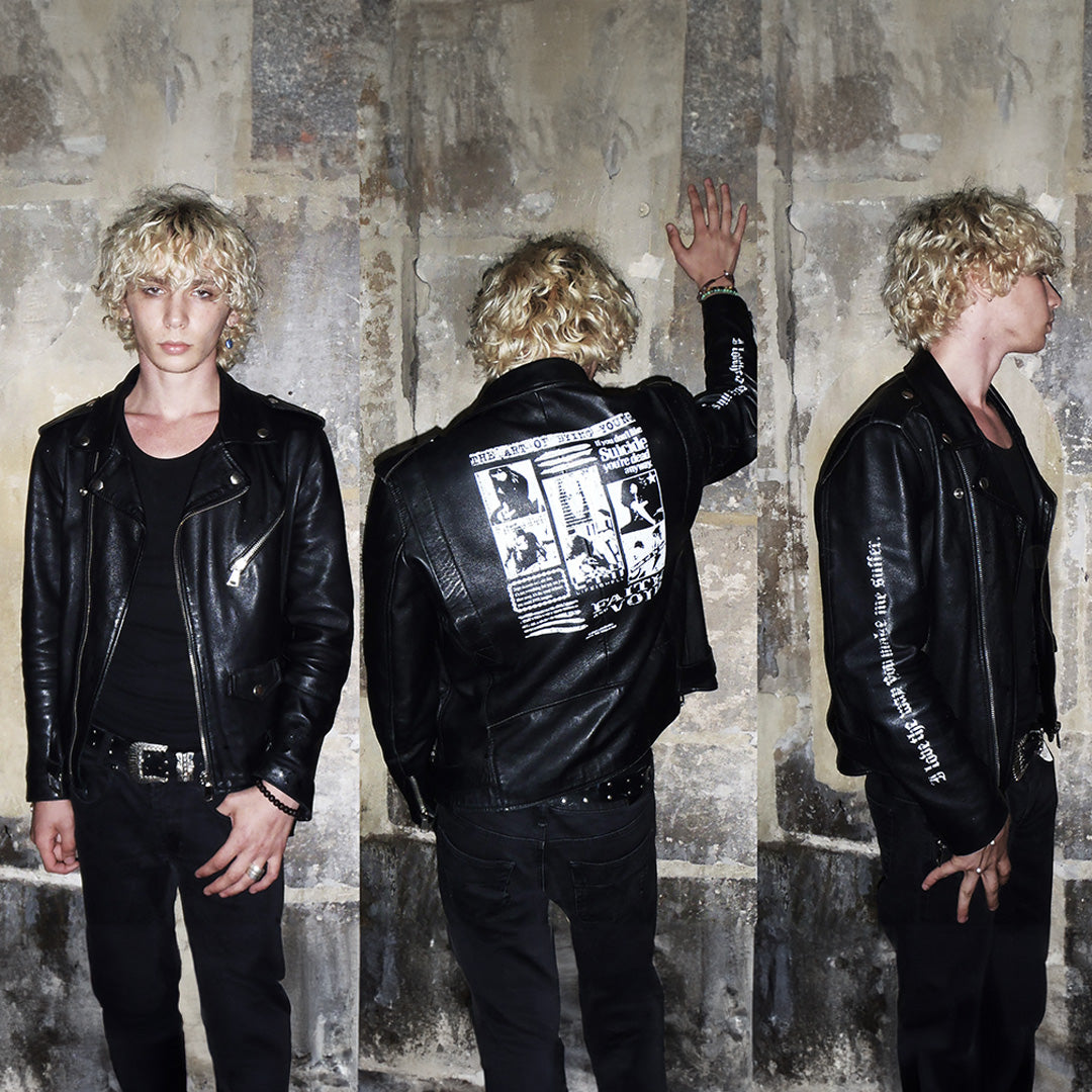 VICIOUS AGED LEATHER JACKET