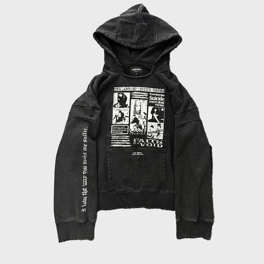 VOID HEAVY HOODIE AGED BLACK