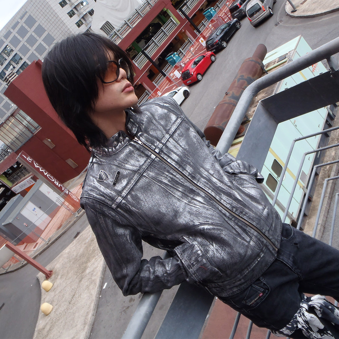 BIKER CUT WAX JACKET