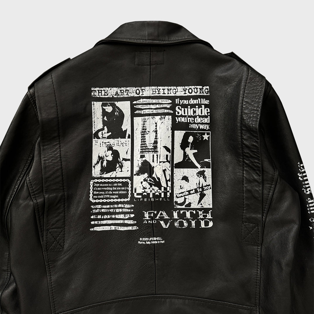 VICIOUS AGED LEATHER JACKET